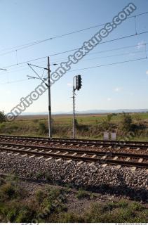 Photo Texture of Background Railways