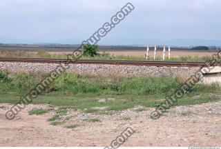 Photo Texture of Background Railways