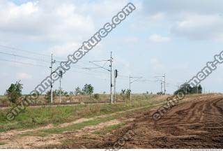 Photo Texture of Background Railways