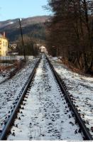 Photo Texture of Background Railways