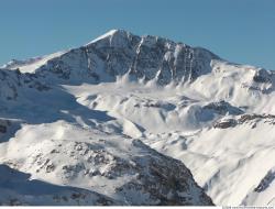 Photo Textures of Background Snowy Mountains