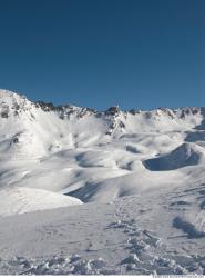 Photo Textures of Background Snowy Mountains