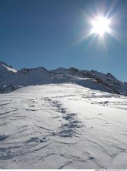 Photo Textures of Background Snowy Mountains