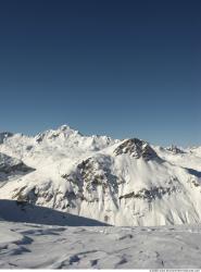 Photo Textures of Background Snowy Mountains