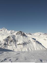 Photo Textures of Background Snowy Mountains