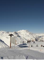 Photo Textures of Background Snowy Mountains