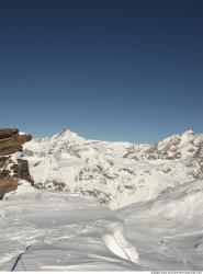 Photo Textures of Background Snowy Mountains