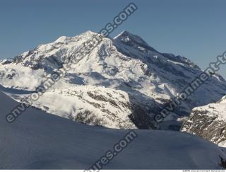 Photo Textures of Background Snowy Mountains