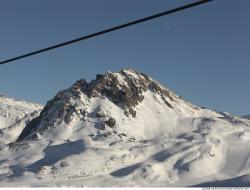 Photo Textures of Background Snowy Mountains