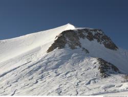 Photo Textures of Background Snowy Mountains