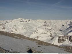 Photo Textures of Background Snowy Mountains