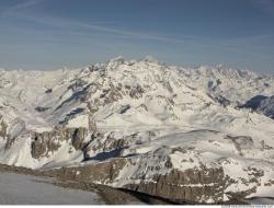 Photo Textures of Background Snowy Mountains