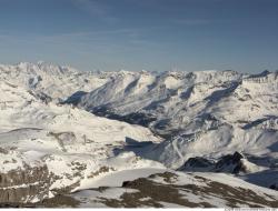 Photo Textures of Background Snowy Mountains