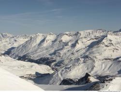 Photo Textures of Background Snowy Mountains