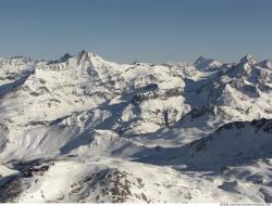 Photo Textures of Background Snowy Mountains