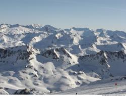 Photo Textures of Background Snowy Mountains