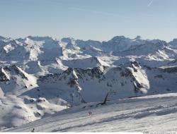 Photo Textures of Background Snowy Mountains