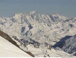 Photo Textures of Background Snowy Mountains