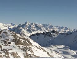 Photo Textures of Background Snowy Mountains