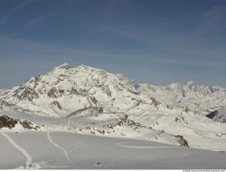 Photo Textures of Background Snowy Mountains