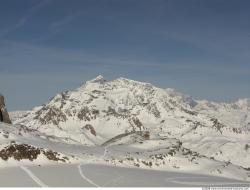 Photo Textures of Background Snowy Mountains