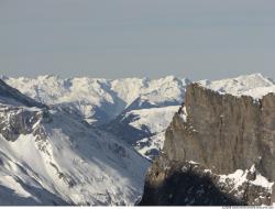 Photo Textures of Background Snowy Mountains