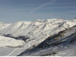 Photo Textures of Background Snowy Mountains