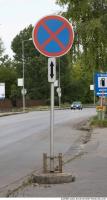 Photo Texture of Prohibition Traffic Sign