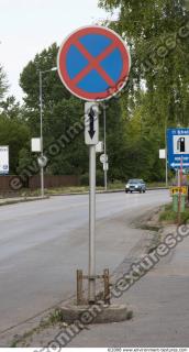 Photo Texture of Prohibition Traffic Sign