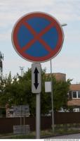 Photo Texture of Prohibition Traffic Sign