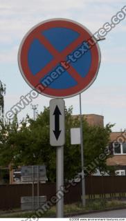 Photo Texture of Prohibition Traffic Sign