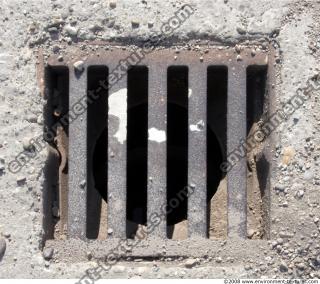 Ground Sewer Grate 0007