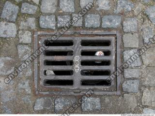 Ground Sewer Grate 0005