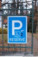 Photo Texture of Parking Traffic Sign