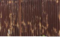 Photo Texture of Metal Corrugated Plates Rusted