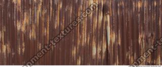 Photo Texture of Metal Corrugated Plates Rusted