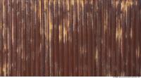 Photo Texture of Metal Corrugated Plates Rusted