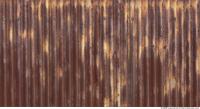 Photo Texture of Metal Corrugated Plates Rusted