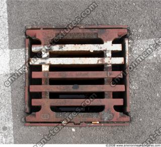 Ground Sewer Grate 0006