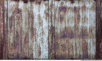 Photo Texture of Metal Corrugated Plates Rusted