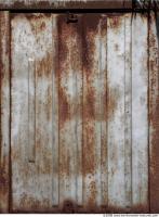 Photo Texture of Metal Corrugated Plates Rusted