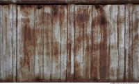 Photo Texture of Metal Corrugated Plates Rusted