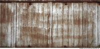 Photo Texture of Metal Corrugated Plates Rusted