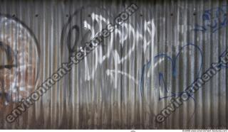 Photo Texture of Metal Corrugated Plate Dirty