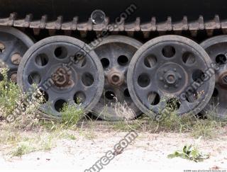 Photo Texture of Tank Wheels