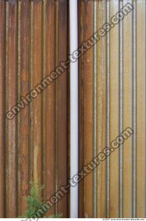 Photo Texture of Metal Corrugated Plates Rusted