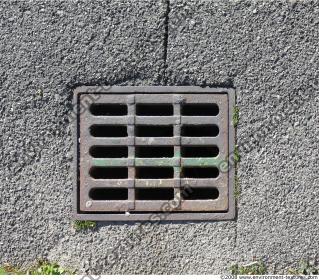 Ground Sewer Grate 0001