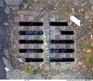 Ground Sewer Grate 0002