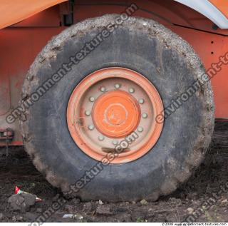 Photo Texture of Excavator Wheel