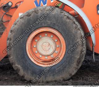 Photo Texture of Excavator Wheel